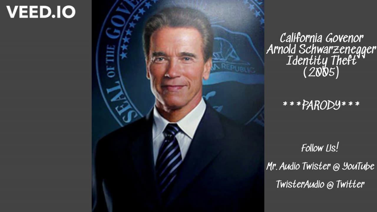 Governor Arnold Schwarzenegger Radio Address - "Identity Theft"