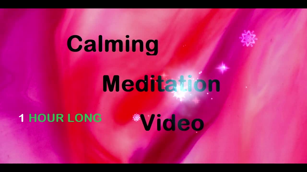 Meditation calming down