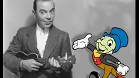 Jiminy Cricket (Cliff Edwards) Sings When You Wish Upon A Star 1940