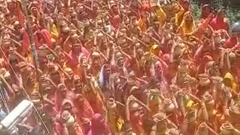 Indian Godess Kalash Yatra | Indian godess rally