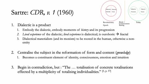 Environmentalism and Marxism (3): Sartre and Dialectical Reason