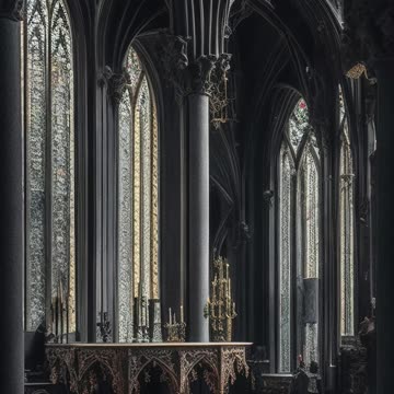 Gothic Interior | Victorian Gothic | Exquisite Interior | Digital Art | AI Art #gothicinterior