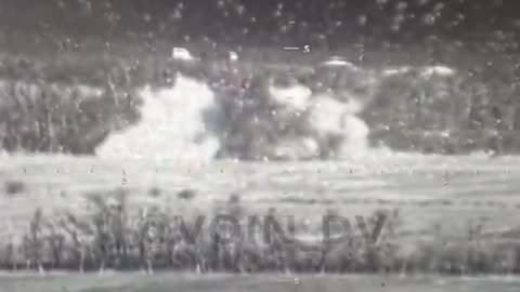 Russian Artillery Strikes on the Ukrainian positions