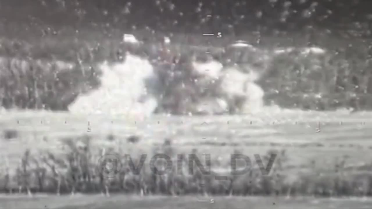 Russian Artillery Strikes on the Ukrainian positions