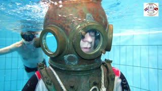 DWEG diving with a Bikkers diving helmet part 2