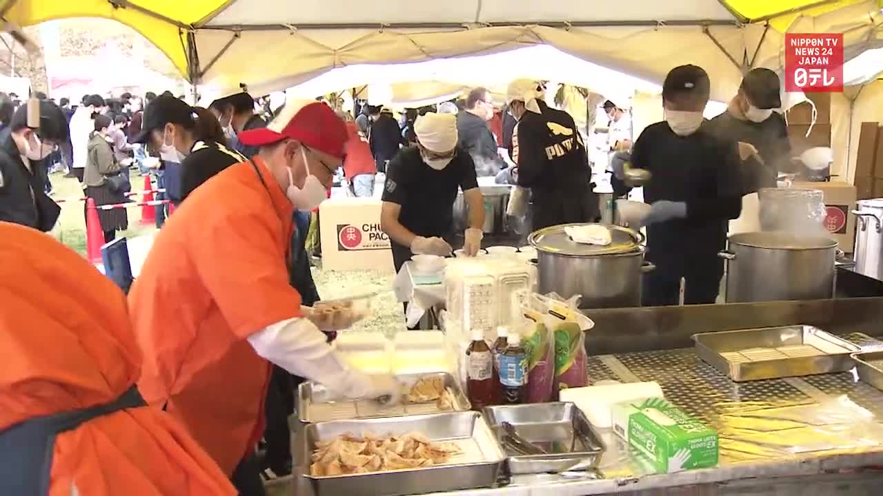 Tens of thousands enjoy Gyoza at annual Gyoza festival