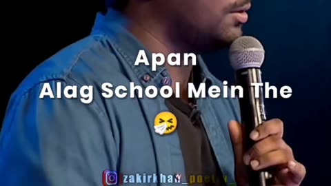 Zakir Khan ,, poetry best lines ever funny💗💗