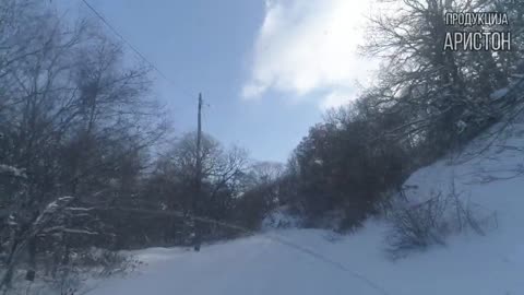 Driving on snow through ancient Ovche Pole region | Macedonia