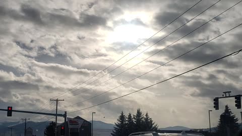 This sky made in a day of chemtrails