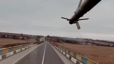 Incredible Footage from Ukrainian Helicopter Pilots