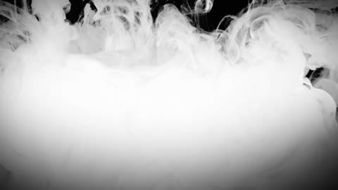 White Smoke On A Black Background