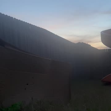 Balloon pop with wrist rocket sling shot