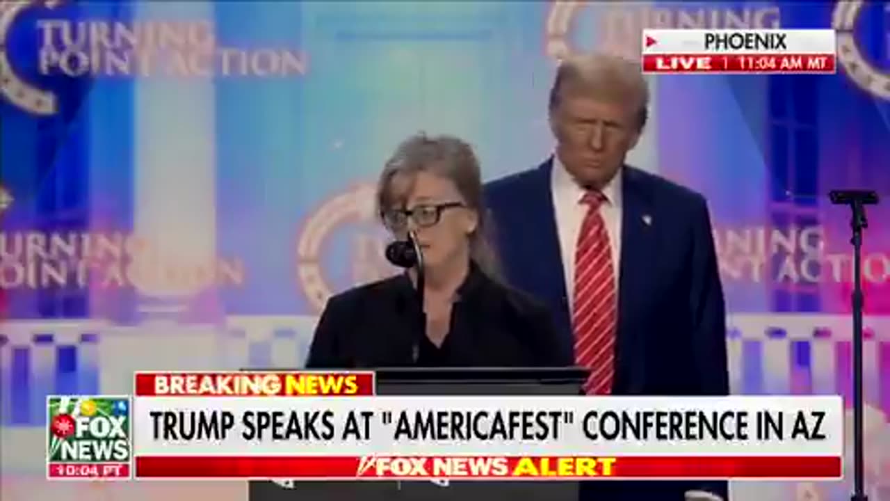 🚨President Trump invites Patty Morin at AMFEST