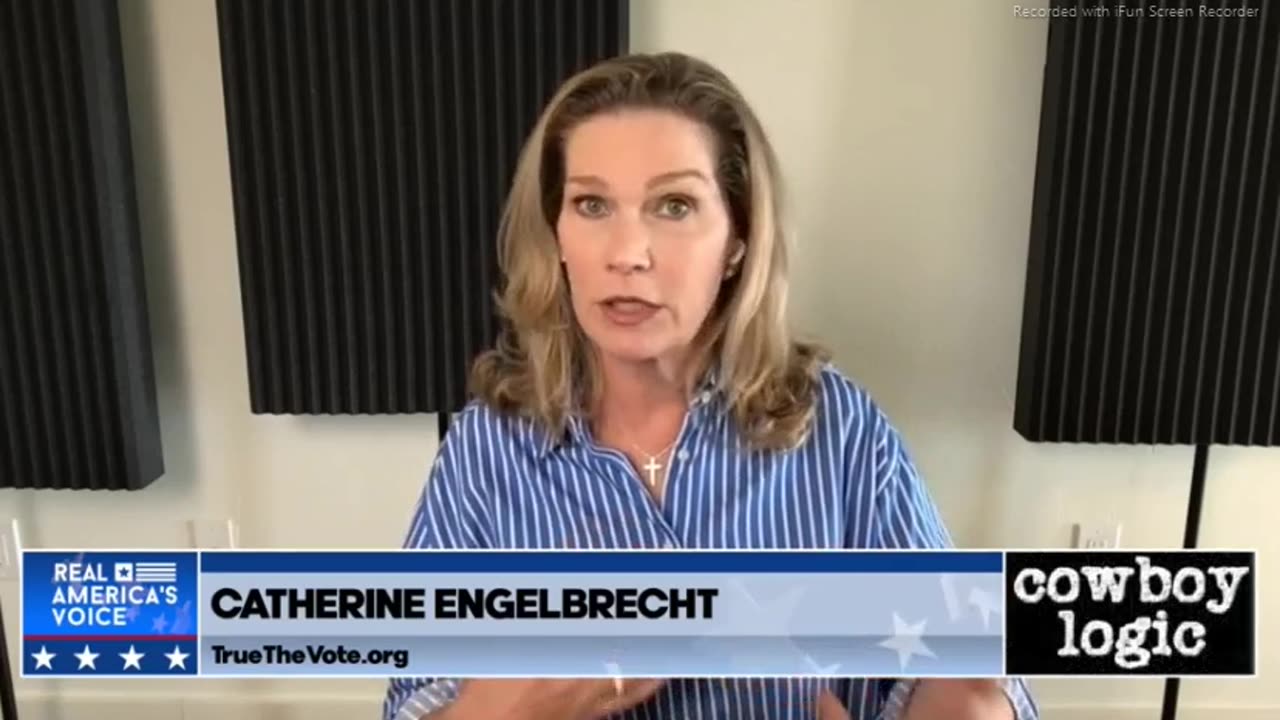 "IF YOU BELIEVE YOU ARE A CITIZEN, YOU CAN VOTE"?>CATHERINE ENGELBRECHT OF TRUE THE VOTE ORG - 19 mins.