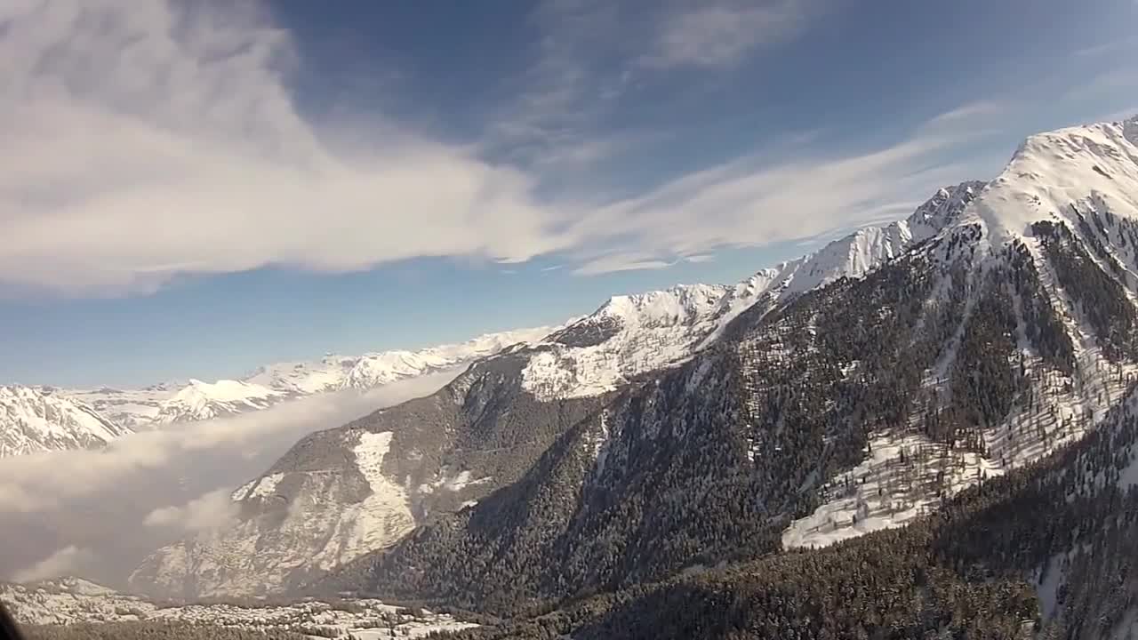 Landung in den Schweizer Alpen (Croix de Coer 7150ft).mov