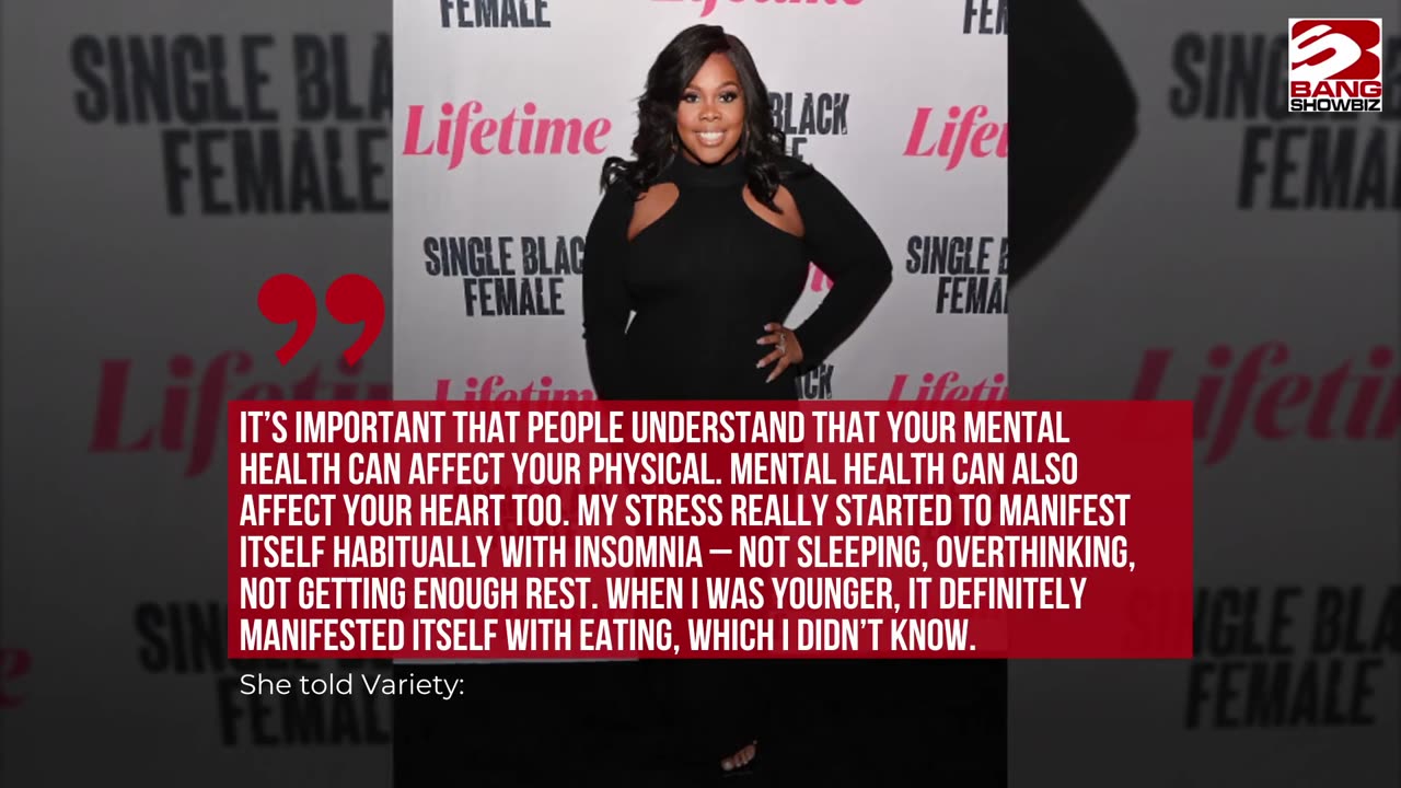 Amber Riley Battles Insomnia and Panic Attacks.