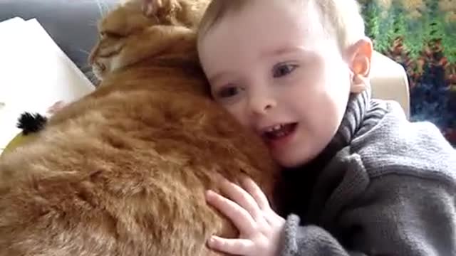 Baby Hugging Rubkitty