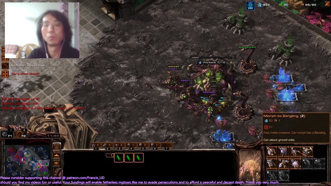 starcraft2 zvz on gresvan an epic defeat , 2000 mmr v 2198 mmr