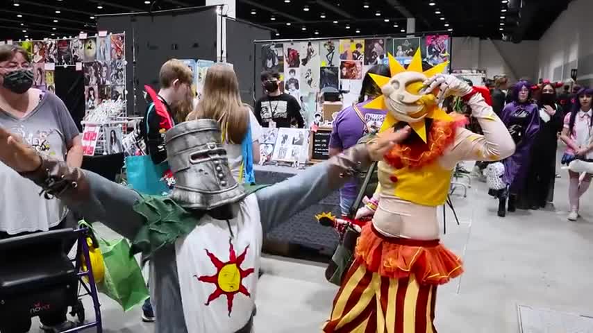 Solaire of Astora Invades SacAnime Summer 2022