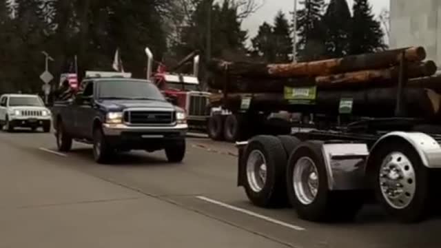 Another Freedom Convoy USA departed from Salem, Oregon today and is on it's way to Washington DC