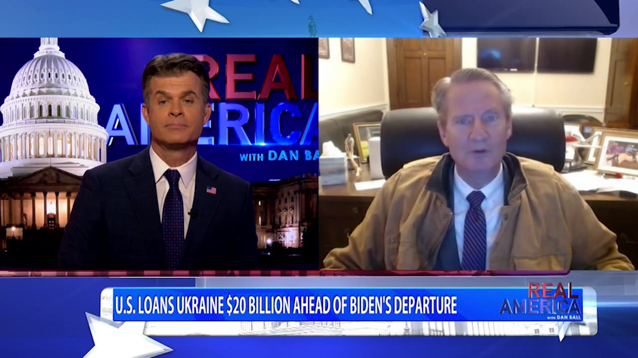 REAL AMERICA -- Dan Ball W/ Rep. Tim Burchett, Biden To Give More In Loans To Ukraine, 12/11/24