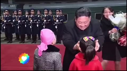 Korean President * Kisses his Young Supporters