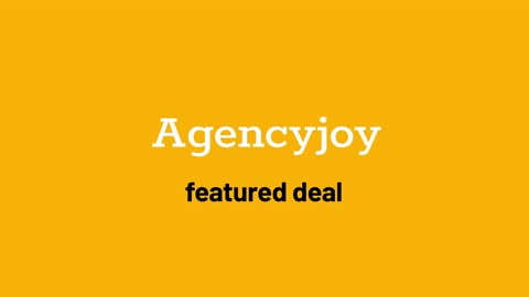 Agencyjoy Lifetime Deal : Sales CRM Tool