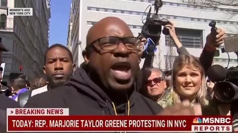MTG TRIGGERED Jamaal Bowman in NYC Today