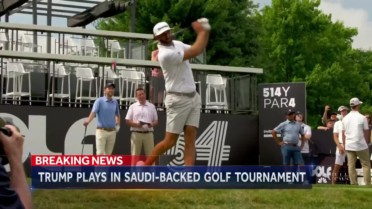 Trump, Celebrities Participate In Controversial Saudi-Funded Golf Tournament