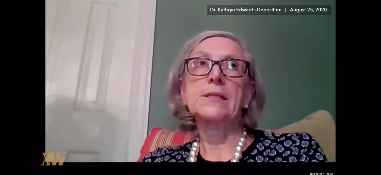 Dr Kathryn Edwards admits vaccines not trialed for autism - Aaron Siri