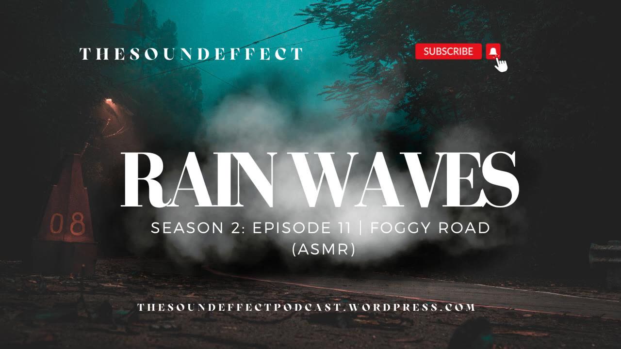 Rain Waves | Season 2: Episode 11 | Foggy Road (ASMR) #asmrsounds #rainsounds