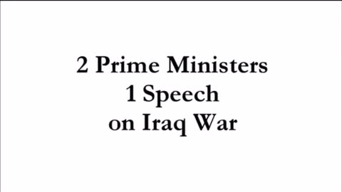 Two Countries, one speach