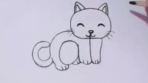 Cat drawing