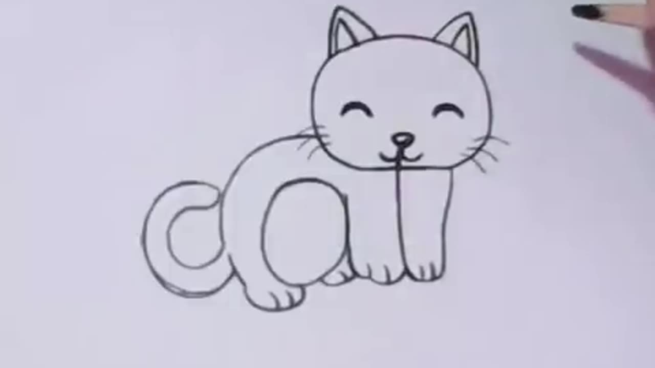 Cat drawing