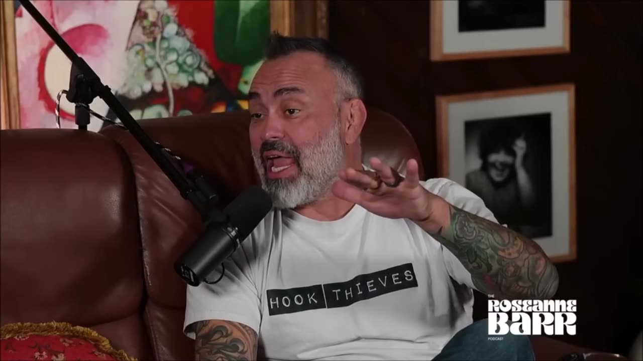 Roseanne Barr and Eddie Bravo