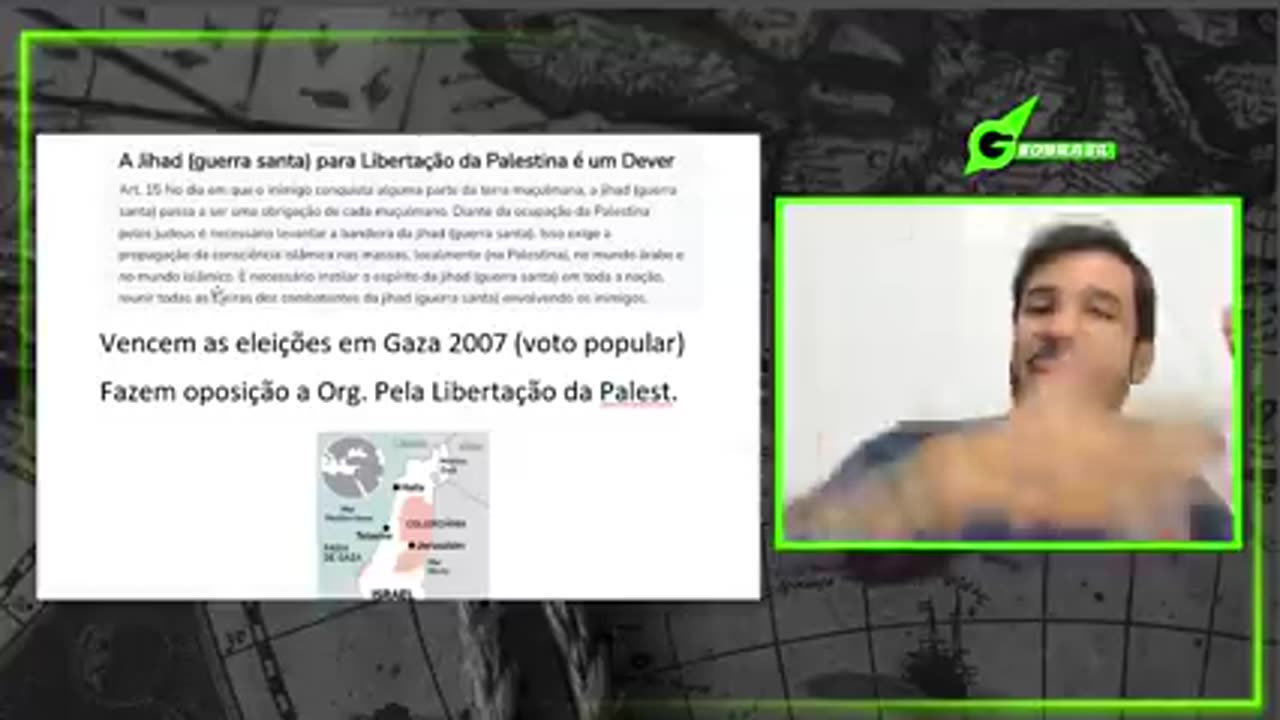 História. Palestina VS Israel.