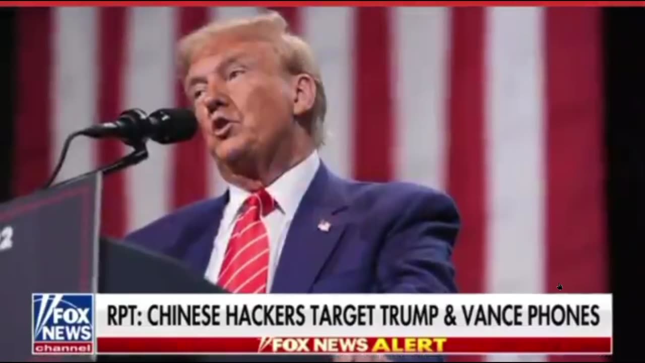 Chinese hackers target Trump and Vance phones. Verizon is working with the FBI