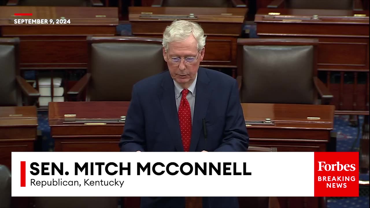 Mitch McConnell Points Finger At Biden's 'Reckless Spending' For 'Historic Inflation'