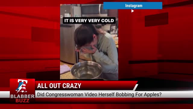 Did AOC Video Herself Bobbing For Apples?