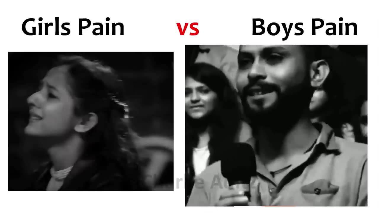 Girls pain vs boys pain