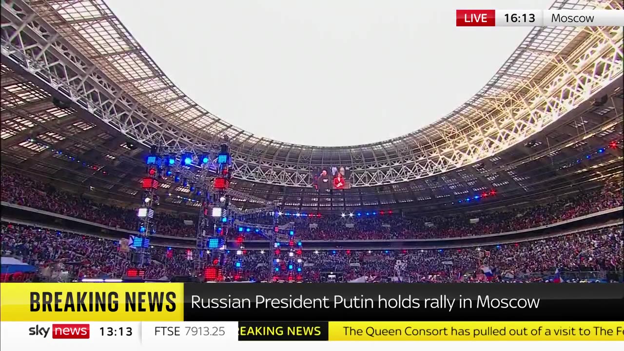 Ukraine War: Putin addresses massive rally in Moscow ahead of anniversary