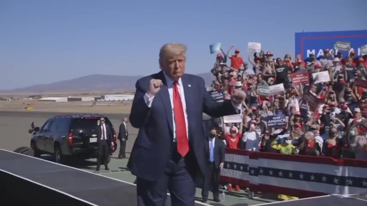 Trump dancing