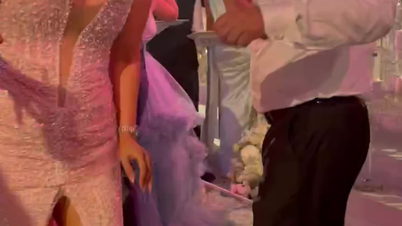 Funny dance in wedding