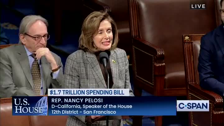 Nancy Pelosi concludes her final speech as Speaker by wishing everyone a “Happy Shwanzaa”