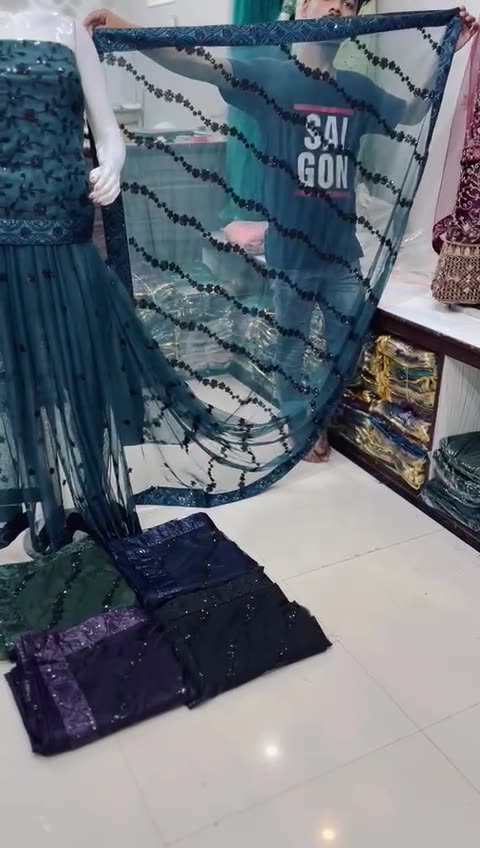 Beautiful partyware sari