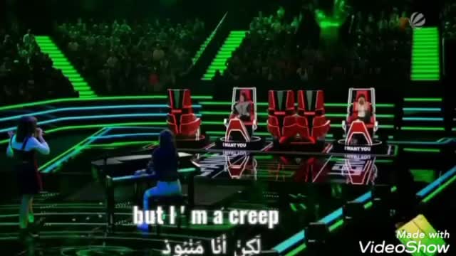 The Voice Kids song creep translated into Arabic (Songs-Music-song)