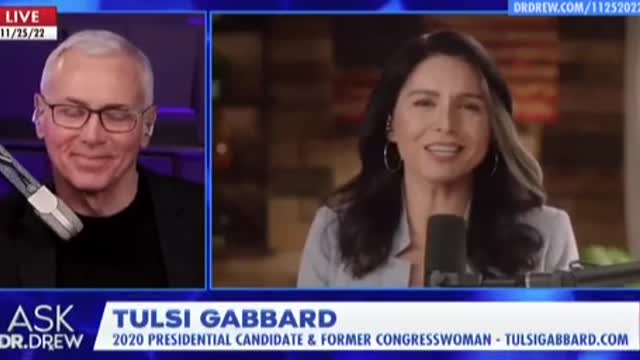 Tulsi claims she was unaware that her name and photo were on the WEF website.