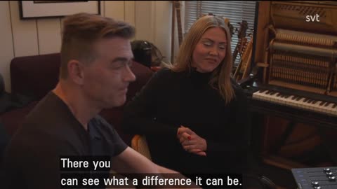 Anders Herrlin and Jennie Löfgren on Kulturprogrammet Sverige! (With English subtitles)