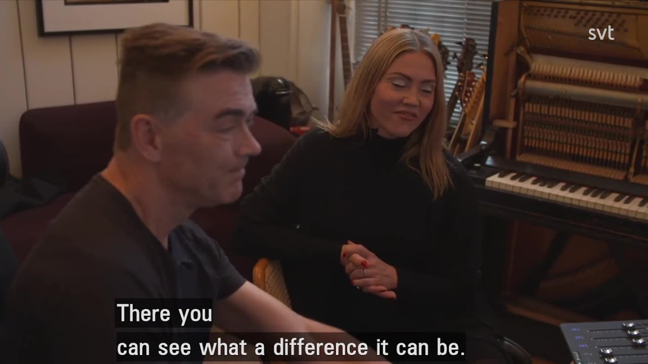 Anders Herrlin and Jennie Löfgren on Kulturprogrammet Sverige! (With English subtitles)