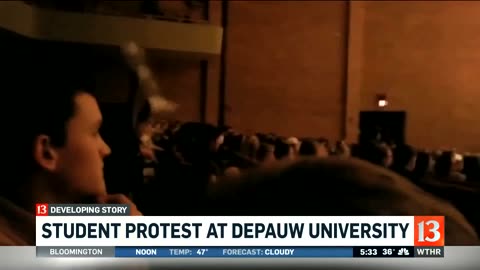 April 18, 2018 - Protestors Interrupt Jenna Fischer Event at DePauw